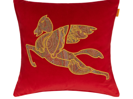 Etro Home Embroidered Cushion on Sale