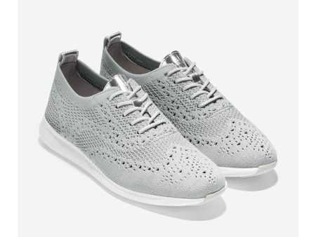 Cole Haan 2.ZERØGRAND Stitchlite Oxford Argento - Grey Online now