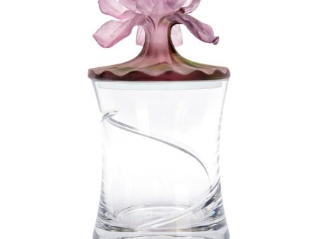 Cristal De Paris Candybox Orchidee Purple Cover. H 17. 8 Cm Online Sale