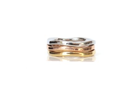 Armani Ladies Ring Tri Size 8 For Discount