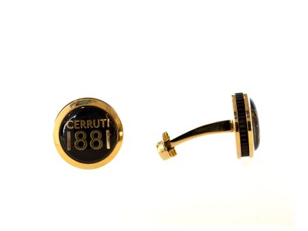 Cerruti Gold Plated Cufflink Fashion