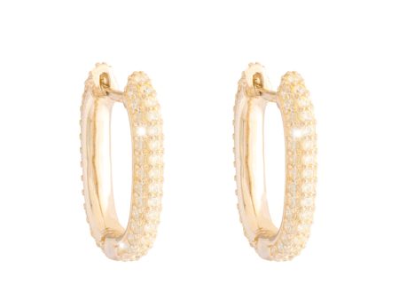 Rebecca, Earring Cuff Yellow Gold , One Size Online Sale