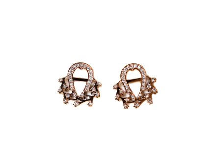 Aigner Earring Rose Gold Plated Online Hot Sale