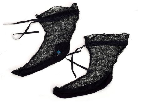 Lala Rose Dentelle Socks Black Small For Sale