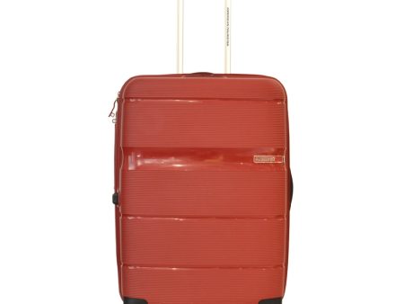 American Tourister Linex Spinner Tsa Expandable Red Regular For Sale