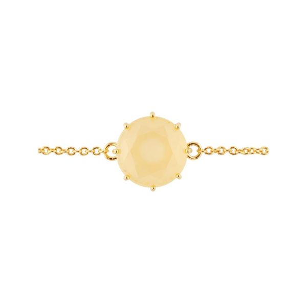 Les Nereides Round Citrine Stone Bracelet Fashion