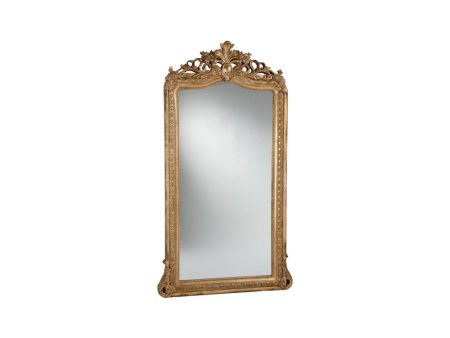 Ethan Allen Aged Gold Luxe Floor Mirror 120X214 cm Fashion