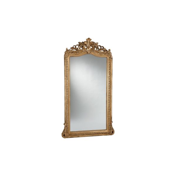 Ethan Allen Aged Gold Luxe Floor Mirror 120X214 cm Fashion