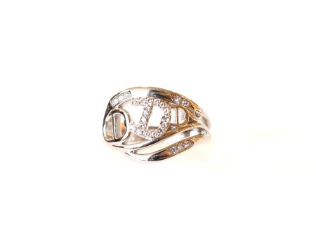 Aigner Ring Silver Size 7 Fashion