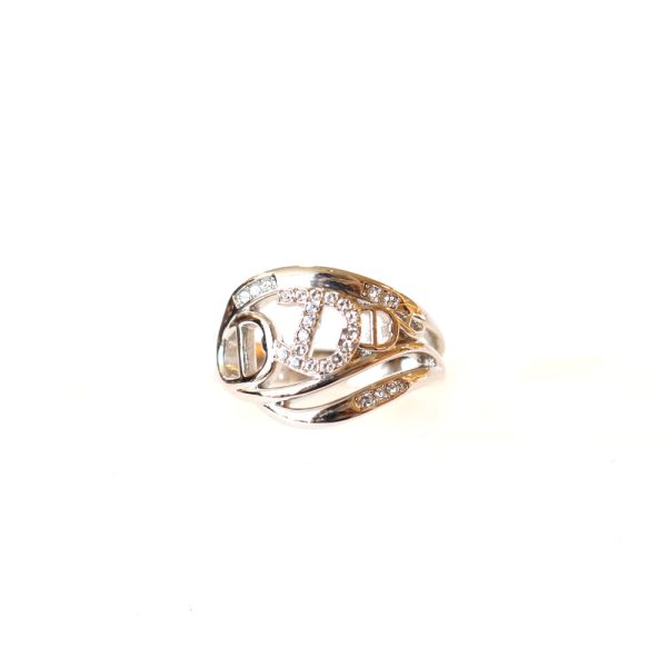 Aigner Ring Silver Size 7 Fashion