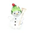 Swarovski Snowman With Broom Stick Figurine White Sale