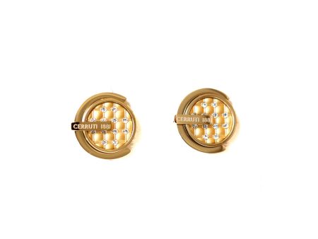 Cerruti Ladies Earring Gold Plated Discount