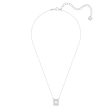 Swarovski Millenia Necklace Square Swarovski Zirconia, White, Rhodium Plated Fashion