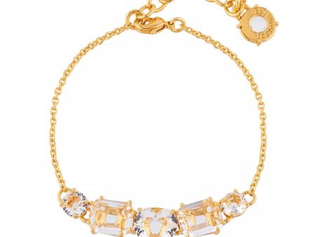 Les Nereides Crystal 5 Stones La Diamantine Thin Bracelet Online Sale