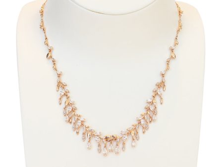 Swarovski Mayfly Necklace Rose Gold Tone Online Hot Sale