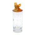 Cristal De Paris Candybox Rose Amber Cover. H 20. 6 Cm Online now