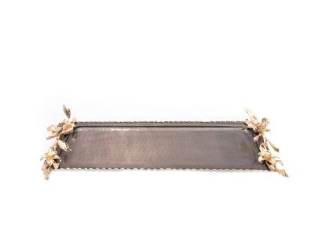 Decorium Nature Rectangular Tray 37x15 Cm, Bronze Online