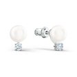 Swarovski Treasure Pearl Set White, Rhodium Plated Online