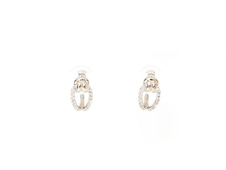 Swarovski Lifelong Mini Hoop Earrings White Sale