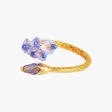 Les Nereides Wisteria Flower Adjustable Ring Fashion