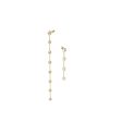 Swarovski Constella Earrings Asymmetrical, White, Gold-Tone Plated Sale