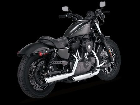 Vance & Hines HD Sportster 04-13 Twin Slash 3In Slip-On Exhaust Discount