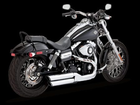 Vance & Hines HD Dyna Fatbob Wide 08-16 3In Sli Slip-On Exhaust Online now