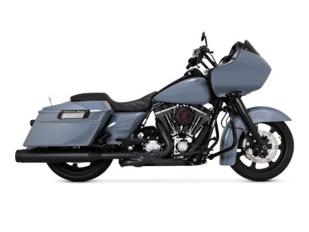 Vance & Hines HD Dresser 09-16 Power Duals Black PCX Header Exhaust Online Hot Sale